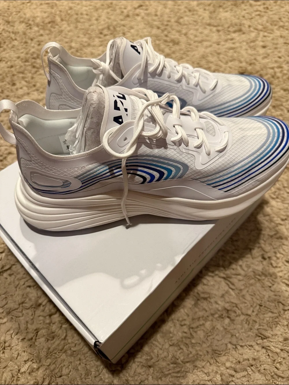 NIB Men's APL Streamline White Midnight Multi Tennis Shoes
